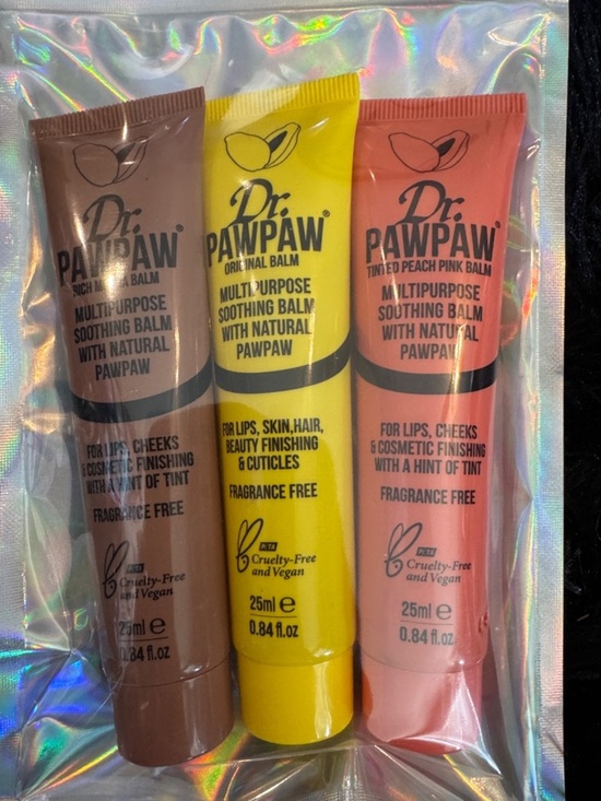Other - Multipurpose Soothing Balm Trio - Brown, Yellow, Peach Pink